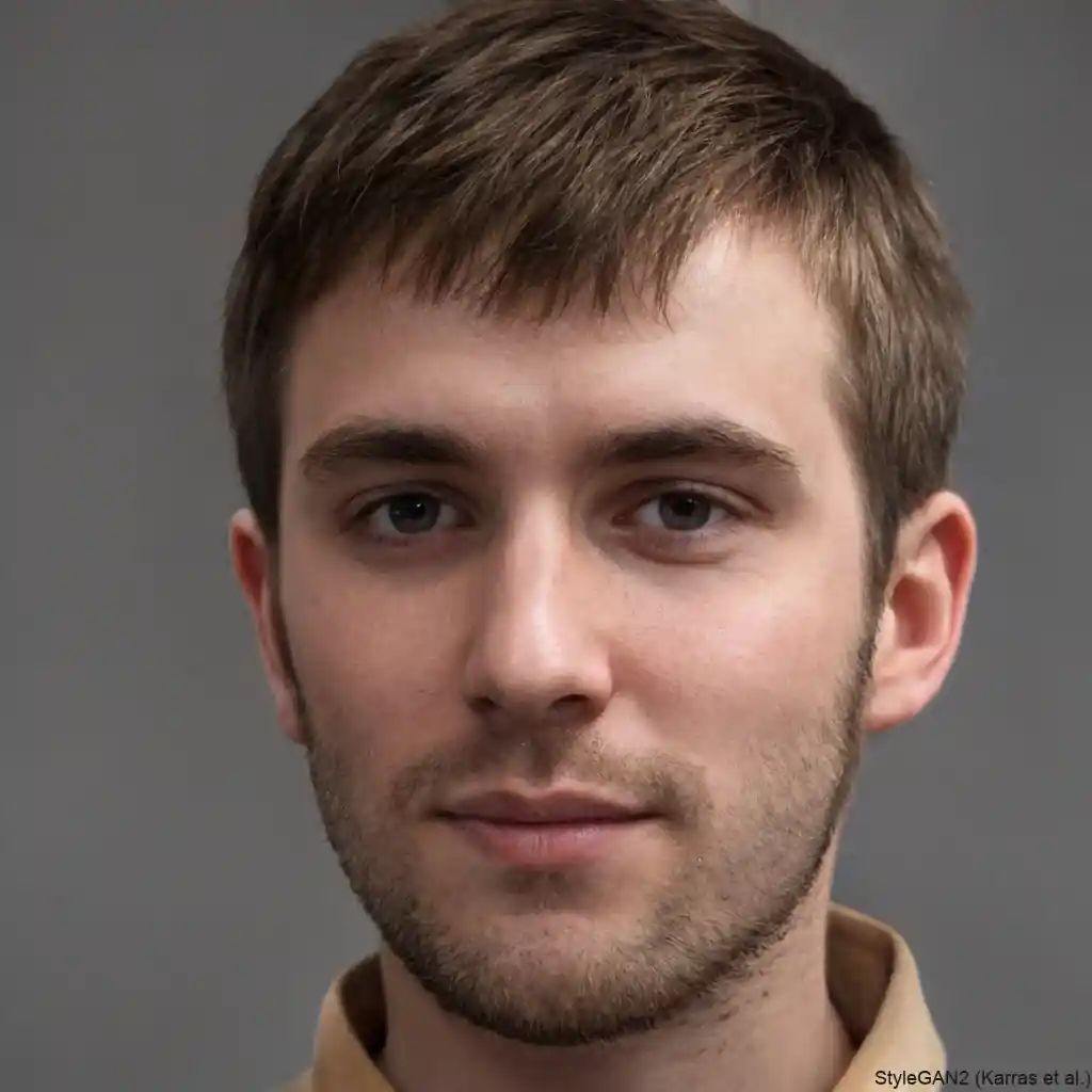 A man with short hair is smiling for the camera.